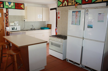 Windstone backpackers Kitchen